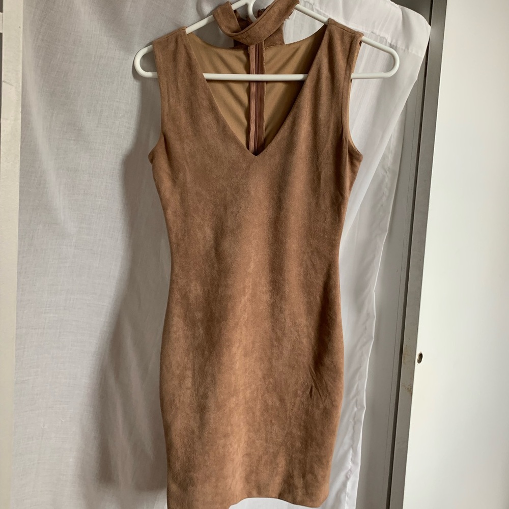 Tan dress!